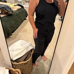 Patagonia Black Sleeveless Jumpsuit